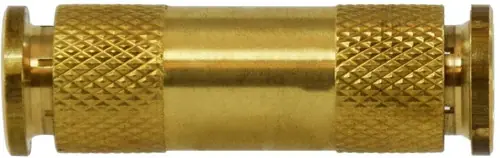 Clearance Midland Metal 20515C Union Connector, 5/16 in Push-In Tube x 1/4 in Push-In Tube, Composite