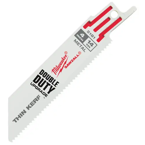 Milwaukee Tool 48-00-5181 4" 14 TPI SAWZALL Blade for Medium Metal (5 PK) Same Day Shipping