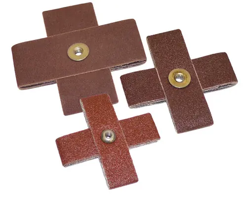 Time-Limited Alfa Tools CP12014 2" x 1/2" 8-Ply 80 Grit Aluminum Oxide Cross Pad, 100 Pack