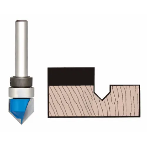 Save Now Alfa Tools RB75030 1/2 x 2" V-Groove Router Bit