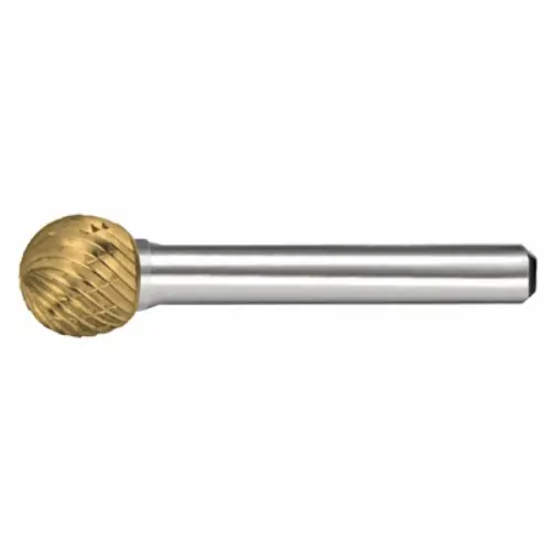 Shop Now Alfa Tools B71247DTN Sd-6 Carbide Burr Ball Double Cut Tin Coated