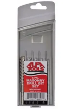 Top Rated Alfa Tools MDF60500C 5 pc Fast Spiral Masonry Set
