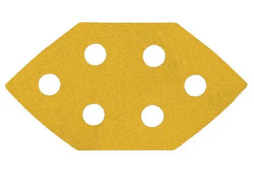 One Day Deal Alfa Tools VTGD2320 320G Hook & Loop Diamond Triangles Gold Paper, 50 Pack