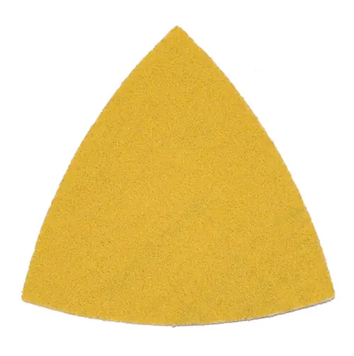 Alfa Tools VTGD100 100G Hook & Loop Dynabradetriangles Gold Paper, 50 Pack Luxury