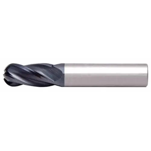 Factory Price Alfa Tools SCB60673AL 1/4 x 1/4 4 Flute Center Cutting Ball Single End Altin Carbide Mill