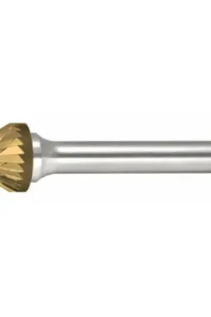 Alfa Tools B71312DTN Sj-3 Carbide Burr 60° Cone Double Cut Tin Coated Trusted Brand