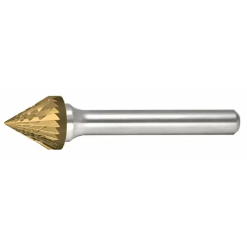 Alfa Tools B71312DTN Sj-3 Carbide Burr 60° Cone Double Cut Tin Coated Trusted Brand