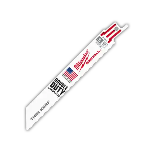 Milwaukee Tool 48-01-7182 6" 14 TPI SAWZALL Blade for Medium Metal Bulk 100, 100 Pack Affordable