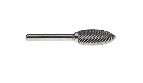 Premium Alfa Tools B71274 Sh-6 Carbide Burr Flame Single Cut