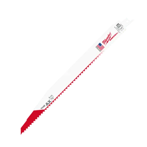 Milwaukee Tool 48-01-2007 12" 5 TPI AX SAWZALL Blade for Wood with Nails Bulk 10, 10 Pack Price Drop