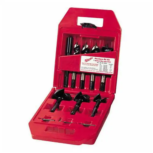 Budget Milwaukee Tool 49-22-0065 Plumbers‘ Selfeed Bit Kit (7 PC)