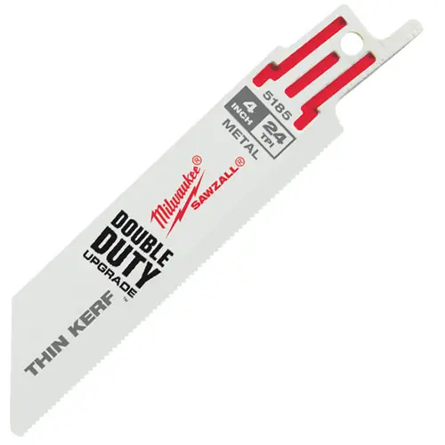 Milwaukee Tool 48-00-5185 4" 24 TPI SAWZALL Blade for Thin Metal (5 PK) Holiday Sale
