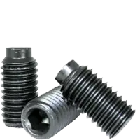1/2"-13 x 1 1/2" Socket Set Screws, 1/2 Dog Point, Black Oxide, Coarse (UNC), Alloy Steel, Qty 100 Time-Limited