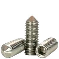 Save Now 5/16"-18 x 1" Socket Set Screws, Cone Point, 18-8 Stainless Steel, Coarse (UNC), Qty 100