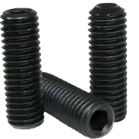 6-40 x 3/16" Socket Set Screws, Cup Point, Thermal Black Oxide, Fine (UNF), Alloy Steel, Qty 100 Special Offer