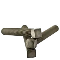1/4"-20 x 1" Square Head Set Screws, Flat Point, Plain Finish, Coarse (UNC), Case Hardened, Qty 100 Factory Price