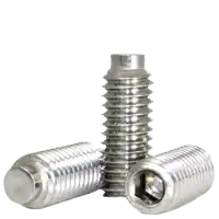 10-24 x 5/16" Socket Set Screws, 1/2 Dog Point, 18-8 Stainless Steel, Coarse (UNC), Qty 100 Flash Sale