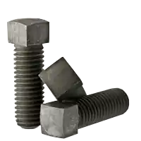 3/4"-10 x 4" Square Head Set Screws, Cone Point, Plain Finish, Coarse (UNC), Case Hardened, Qty 25 Certified