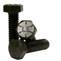 Clearance 5/16"-18 x 1" Hex Cap Screws, Grade 8, Plain Finish, Full Thread, Coarse (UNC), Alloy Steel, Made in USA, Qty 100