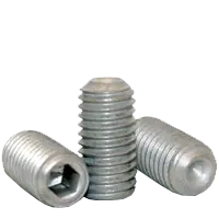 1/4"-20 x 3/4" Socket Set Screws, Cup Point, Zinc-Bake Cr+3, Coarse (UNC), Alloy Steel, Qty 100 Same Day Shipping