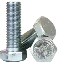 Hot Picks 1/4"-28 x 1 3/4" Hex Cap Screws, Grade 5, Zinc Cr+3, Partial Thread, Fine (UNF), Medium Carbon Steel, Qty 100