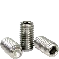 10-24 x 1/4" Socket Set Screws, Cup Point, 18-8 Stainless Steel, Coarse (UNC), Qty 100 Limited Time
