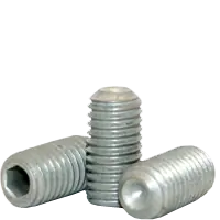 M8-1.25 x 6 mm Socket Set Screws, Cup Point, Metric Class 45H, Zinc-Bake Cr+3, Coarse (UNC), Alloy Steel, ISO 4029 / DIN 916, Qty 100 High Quality