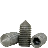 M10-1.50 x 12 mm Socket Set Screws, Cone Point, Metric Class 45H, Black Oxide, Coarse (UNC), Alloy Steel, ISO 4027 / DIN 914, Qty 100 Buy Today