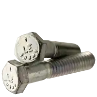 Best Seller 3/8"-16 x 5" Hex Cap Screws, Grade 5, Zinc Cr+3, Partial Thread, Coarse (UNC), Medium Carbon Steel, Made in USA, Qty 50