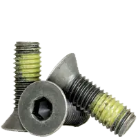 1/2"-13 x 2" Flat Head Socket Cap Screws, Nylon-Patch Thermal Black Oxide, Full Thread, Coarse (UNC), Alloy Steel, Qty 50 Top Pick