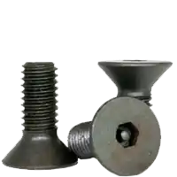 Next Day Delivery 5/16"-18 x 1 1/4" Flat Head Socket Cap Screws, Tamper-Resistant, Thermal Black Oxide, Full Thread, Coarse (UNC), Alloy Steel, Qty 100