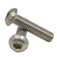 Reduced Price M12-1.75 x 80 mm Button Head Socket Cap Screws, 316 Stainless Steel A4, Full Thread, Coarse (UNC), Qty 50
