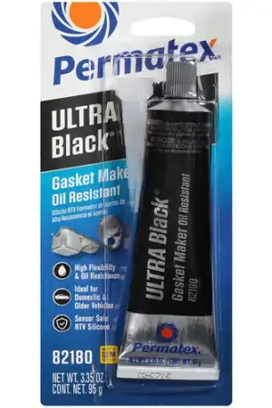 Limited Time Permatex 82180 Ultra Black Max Oil Resistant Gasket Maker 3.35