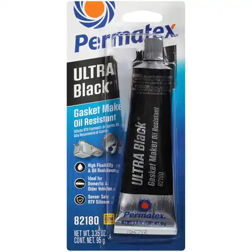 Limited Time Permatex 82180 Ultra Black Max Oil Resistant Gasket Maker 3.35