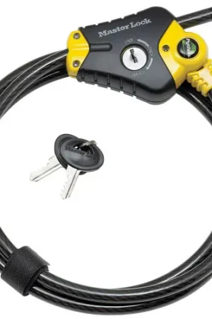 Luxury Master Lock 8413DPF 6‘X 3/8" Adjustable Locking Cable Kd