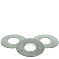 Fast Shipping 1/4" USS Flat Washers, Zinc Cr+3, Medium Carbon Steel, Thru-Hardened, Made in USA, Qty 100