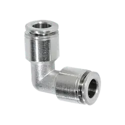 Midland Metal 20155NIC 90 deg Union Elbow with Nickel Collet, 5/16 in Push to Connect x 5/16 in Push to Connect Limited Offer