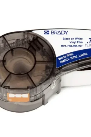 Weekend Sale Brady M21-750-595-WT M21-750-595-Wt Cart B595.075Inx21Ft Blk/Wht Hf