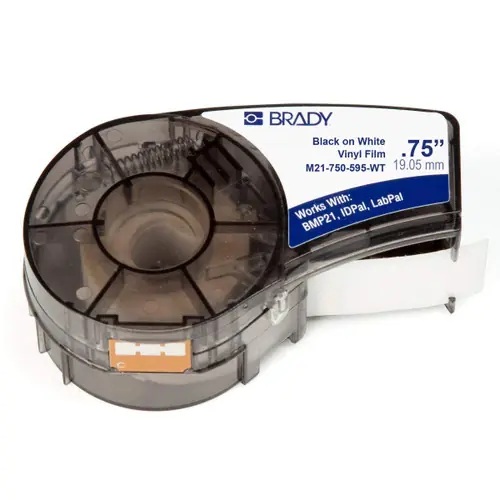 Weekend Sale Brady M21-750-595-WT M21-750-595-Wt Cart B595.075Inx21Ft Blk/Wht Hf