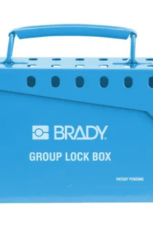 Brady 45190 Portable Metal Lock Box- Blue Top Pick