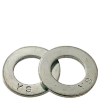 Limited Offer M18 Flat Washers, 140 HV, Zinc Cr+3, DIN 125A, Qty 60