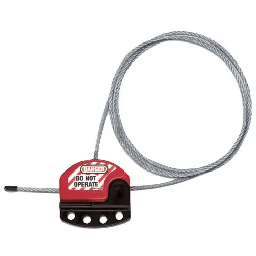Hassle-Free Returns Master Lock S806CBL3 Adjustable Cable Lockout 3Ft Cable