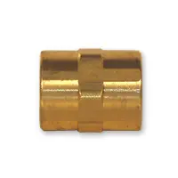 Midland Metal 23300X4 MAF/USA Coupling and Reducers, MAF/USA PIPE, 1/4 Fpt Coupling Sae, MAF/USA Brass Fittings Price Cut