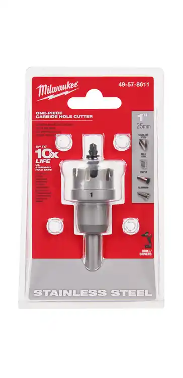 Milwaukee Tool 49-57-8611 1" One-Piece Carbide Hole Cutter Place Order