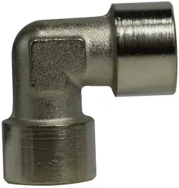 Shop Now Midland Metal 28919 90 Deg Female Elbows, BSPT/BSPP Fittings, 3/8 x 3/8 Female Bspp N-Pltd Elb, Brass Fittings