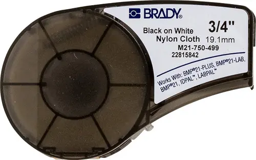 Must Have Brady M21-750-499 M21-750-499 Cart B499 0.75Inx16Ft Blk/Wht