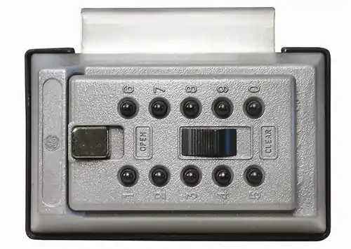 KIDDE Lock Box,Titanium,Push Button,5 Keys 001017 Factory Price