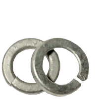 3/8" Regular Split Lock Washers, Hot-Dipped Galvanized HDG, Qty 500 Place Order
