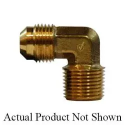 Weekend Sale AMC 704049-0812 90 deg Elbow, 1/2 in SAE 45 deg Male Flared x 3/4 in MIP, Brass