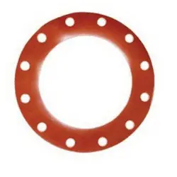 Hot Picks Midland Metal 988406 Full Face Gasket, 8 in ID, Rubber, Red